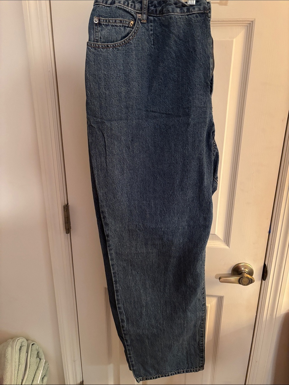 L.A. Blues Women's Straight Leg Jeans in Dark Blue